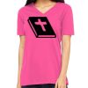 Missy's Relaxed Jersey Short-Sleeve V-Neck T-Shirt Thumbnail
