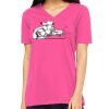 Missy's Relaxed Jersey Short-Sleeve V-Neck T-Shirt Thumbnail
