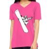 Missy's Relaxed Jersey Short-Sleeve V-Neck T-Shirt Thumbnail