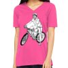 Missy's Relaxed Jersey Short-Sleeve V-Neck T-Shirt Thumbnail