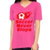 Missy's Relaxed Jersey Short-Sleeve V-Neck T-Shirt Thumbnail