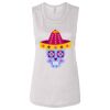 Ladies' Bella Flowy Scoop Muscle Tank Thumbnail