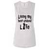 Ladies' Bella Flowy Scoop Muscle Tank Thumbnail